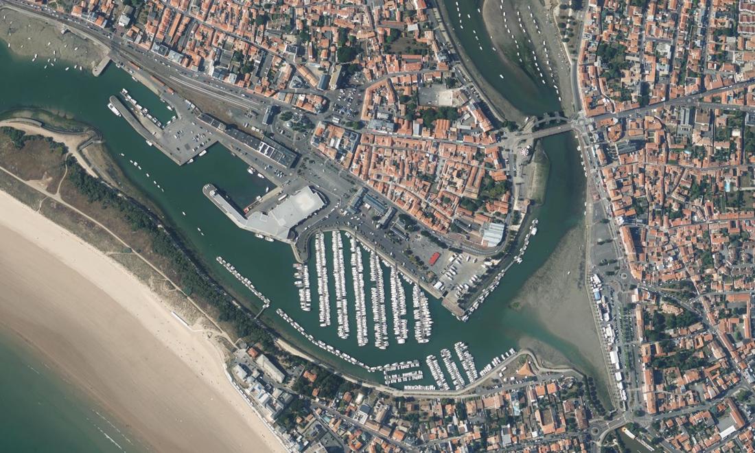Vue aérienne — Port la Vie