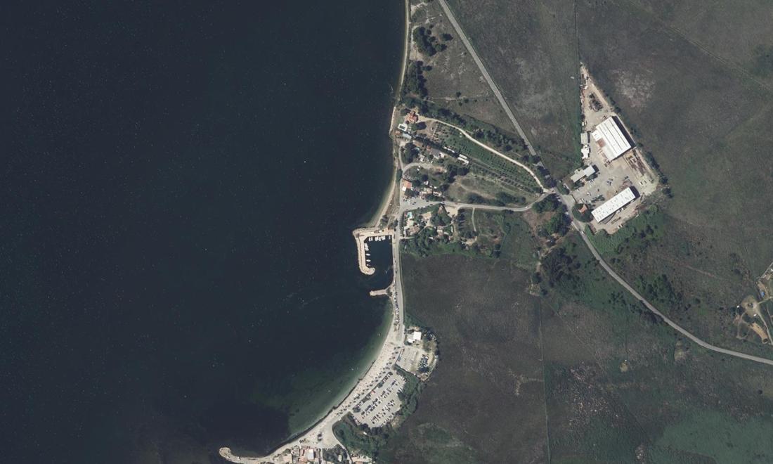 Vue aérienne — Port le Sagnas