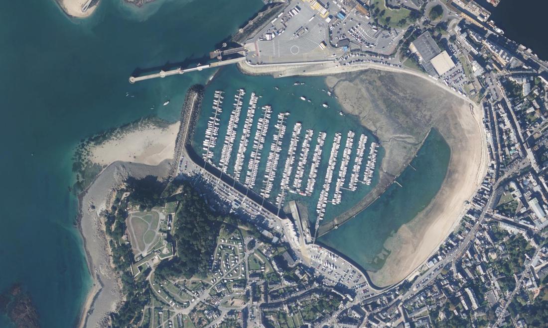 Vue aérienne — Port les Sablons