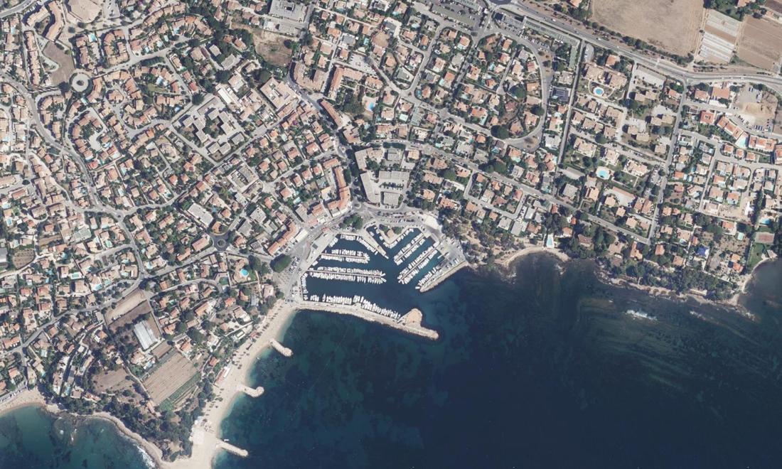 Vue aérienne — Port les Salettes