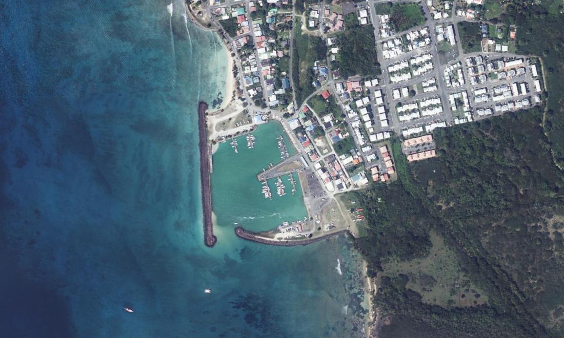 Vue aérienne — Port de Port Louis