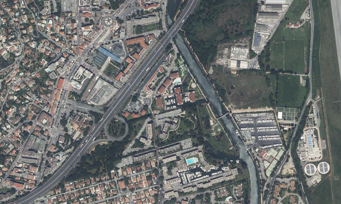 Vue aérienne — Port Marina Park