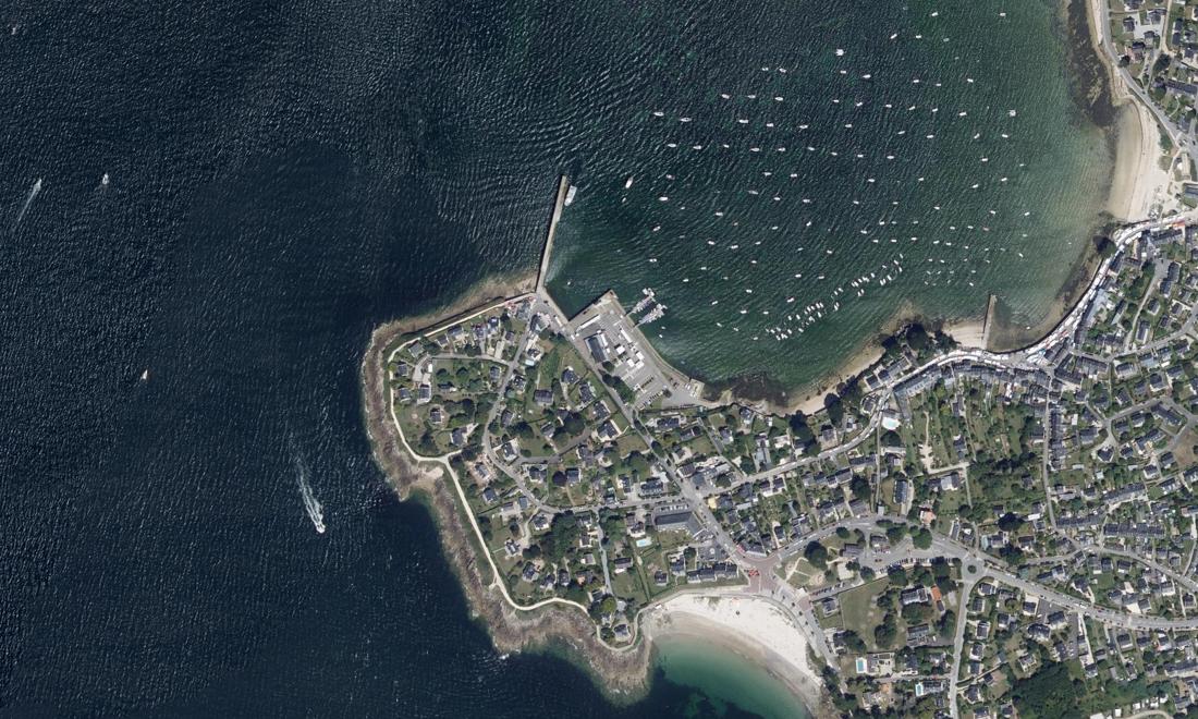 Vue aérienne — Port Navalo
