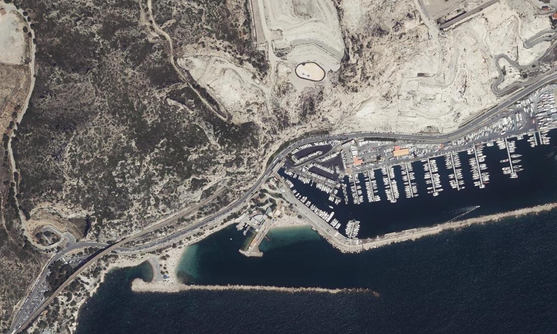 Vue aérienne — Port Ouest Marseille