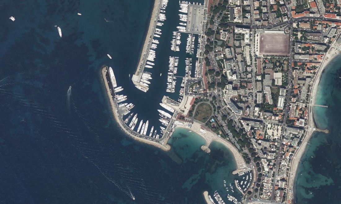 Vue aérienne — Port Pierre Canto