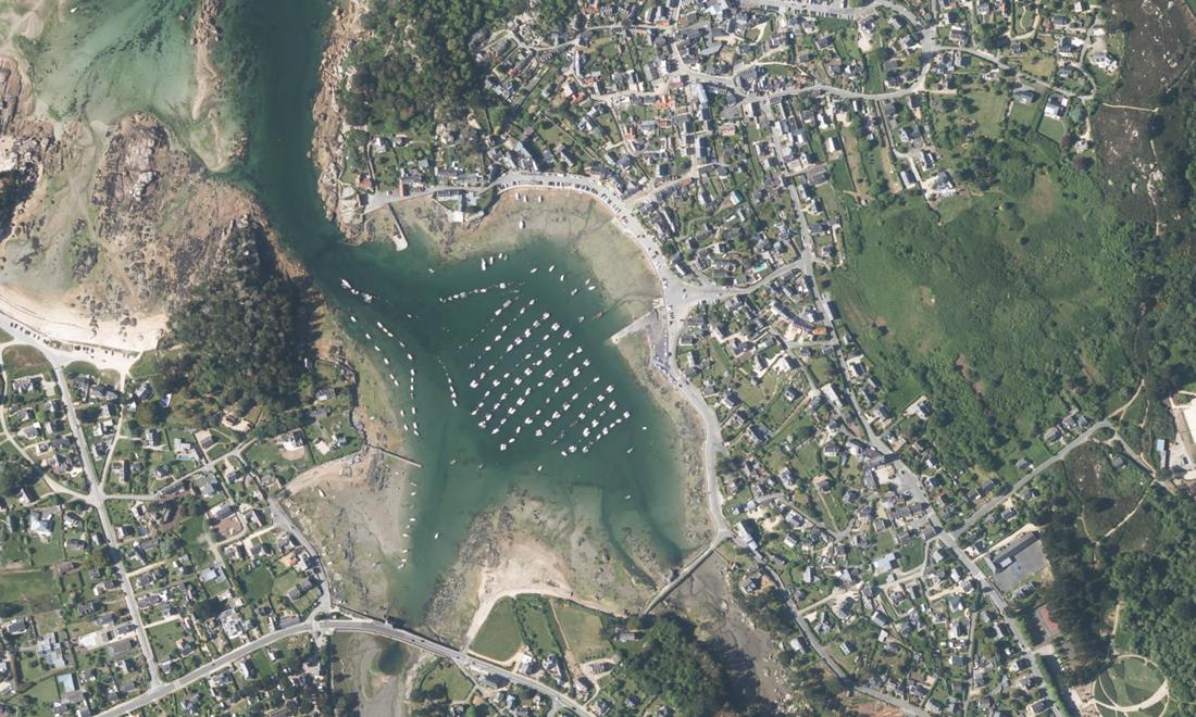 Vue aérienne — Port Ploumanac'h