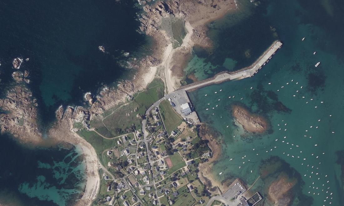 Vue aérienne — Port Primel - Le Diben