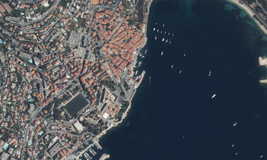 Vue aérienne — Port Villefranche-Santé