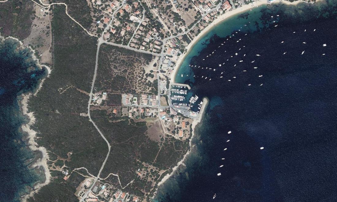 Vue aérienne — Porto Pollo
