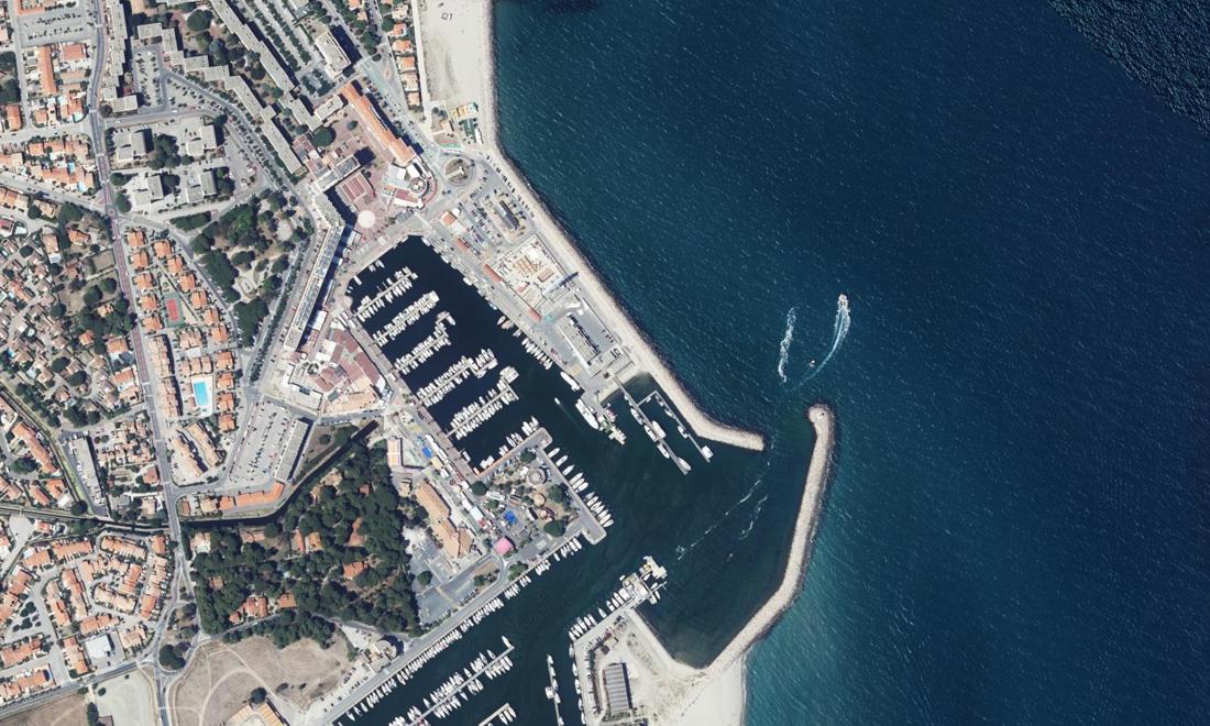 Vue aérienne — Port de Saint-Cyprien