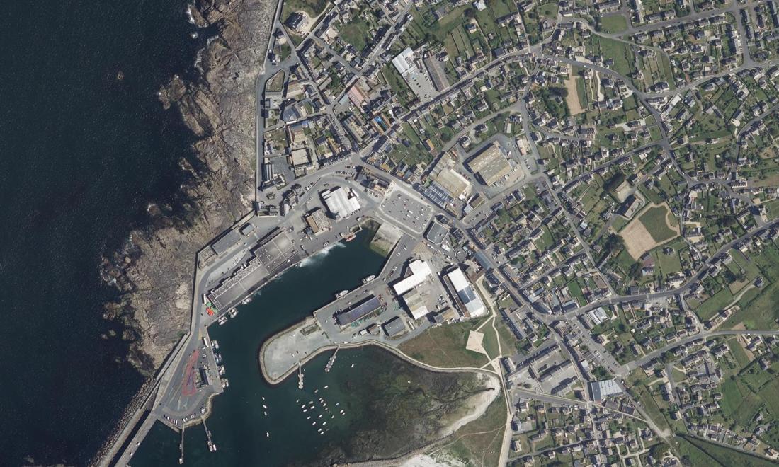 Vue aérienne — Port de Saint - Guénolé