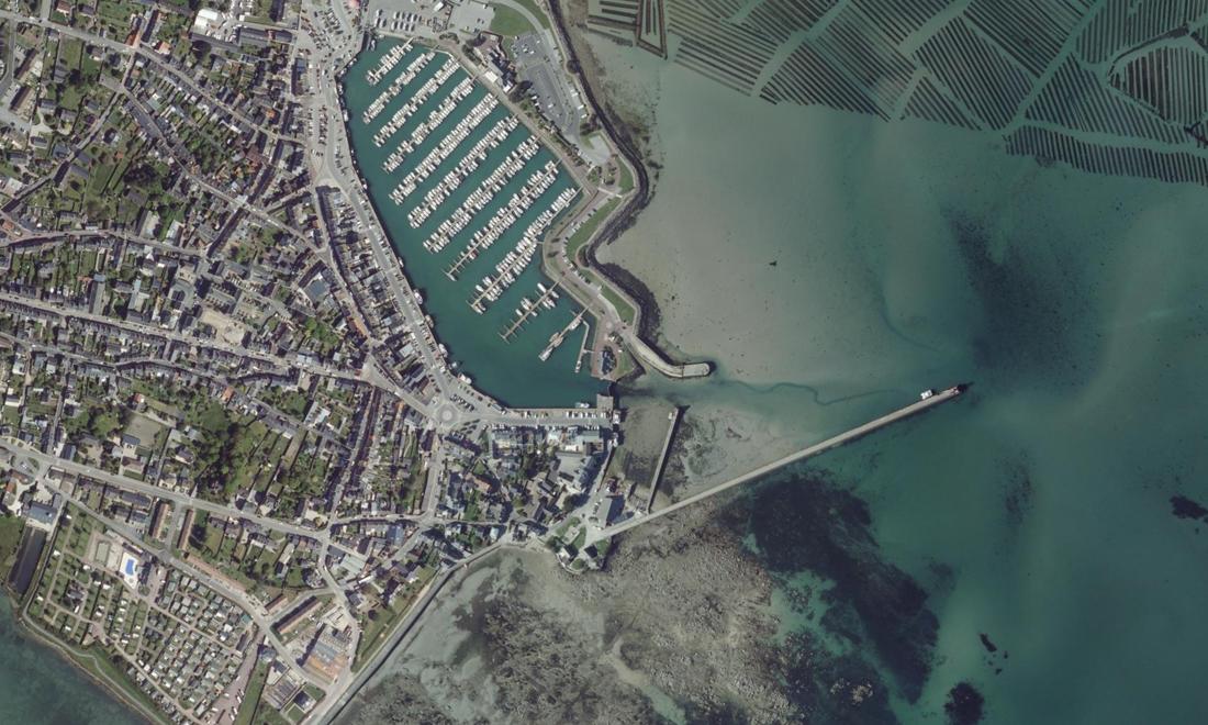 Vue aérienne — Port de Saint Vaast la Hougue