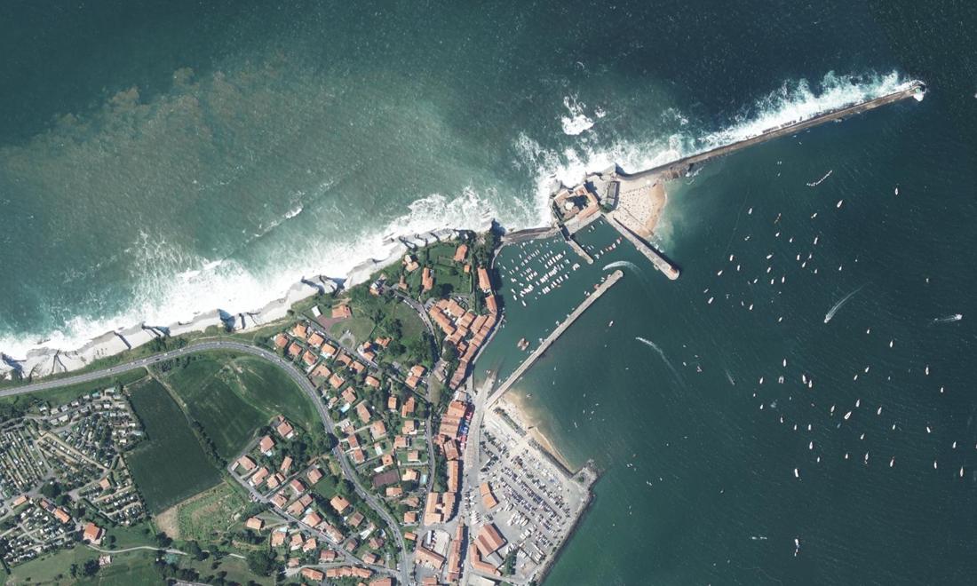 Vue aérienne — Port de Socoa