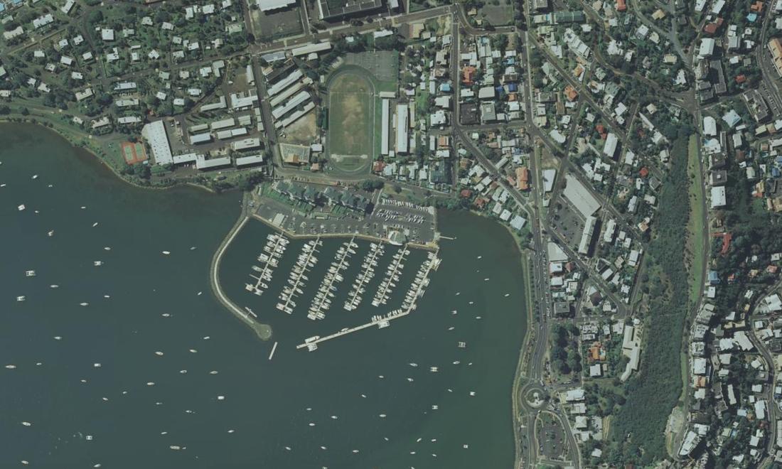 Vue aérienne — Port du Sud Marina