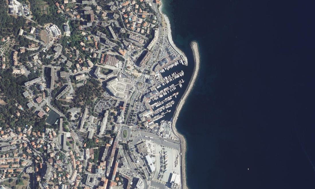 Vue aérienne — Port de Toga