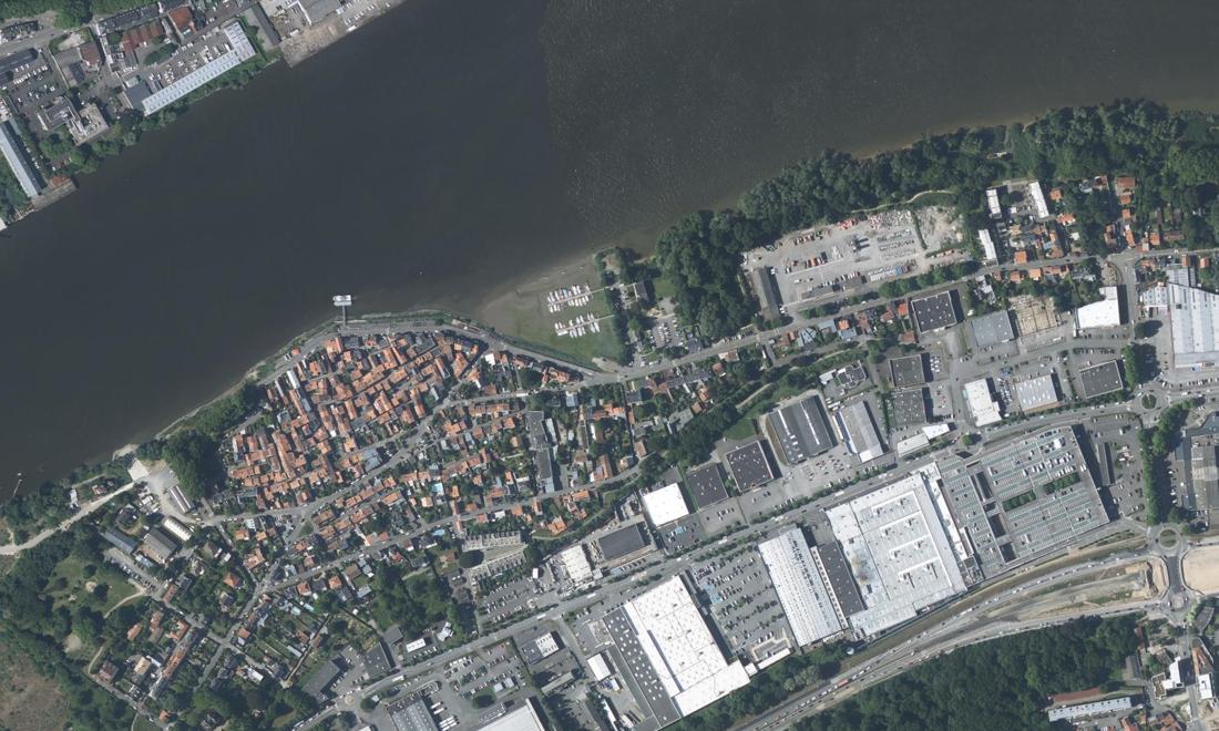 Vue aérienne — Port de Trentemoult