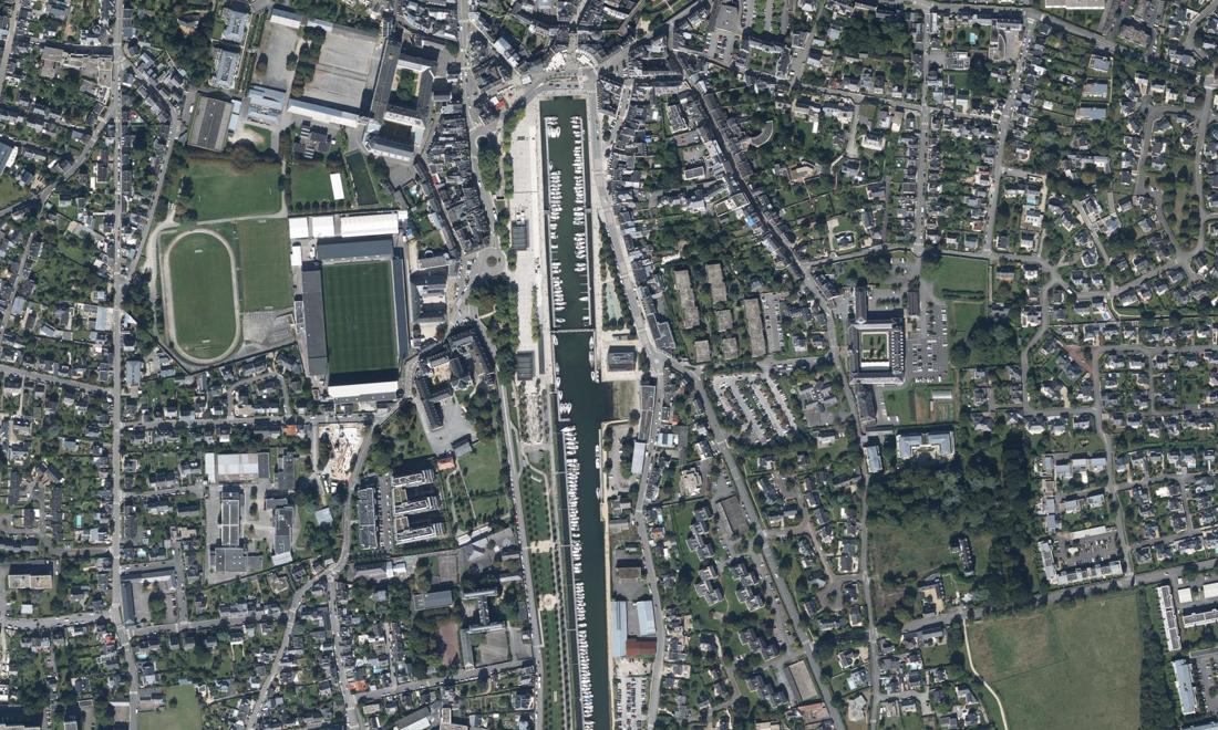 Vue aérienne — Port de Vannes