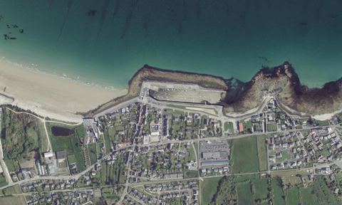 Vue aérienne — Port du Becquet