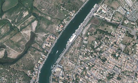 Vue aérienne — Berges de l'Hérault