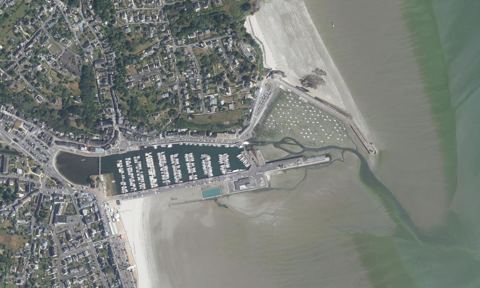 Vue aérienne — Port de Binic