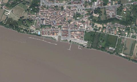 Vue aérienne — Port de Bourg