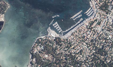 Vue aérienne — Port du Brusc