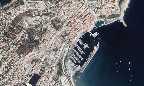Vue aérienne — Port de Calvi