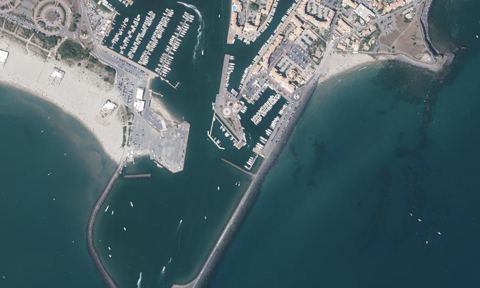 Vue aérienne — Port du Cap d'Agde