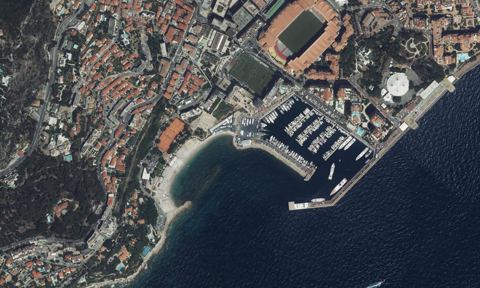 Vue aérienne — Port de Cap d'Ail