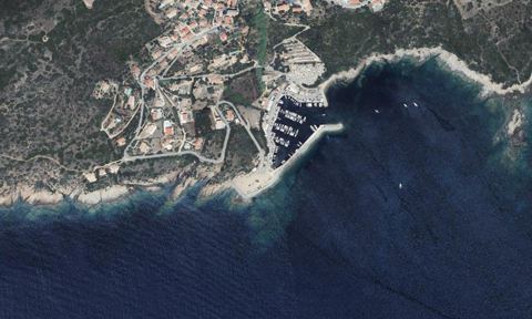 Vue aérienne — Port de Cargèse