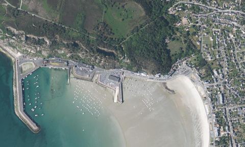 Vue aérienne — Port du centre