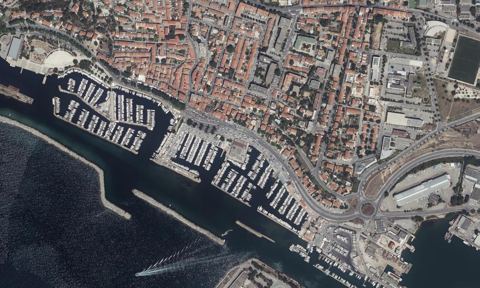 Vue aérienne — Cercle de l'aviron de Marseille