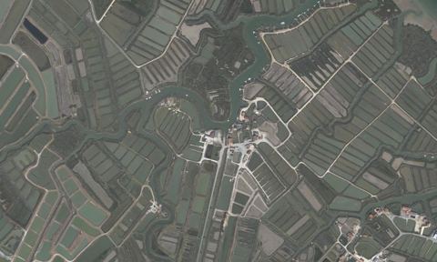 Vue aérienne — Chenal d'Orivol