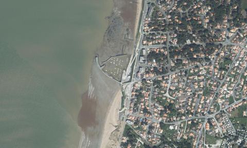 Vue aérienne — Port de Comberge