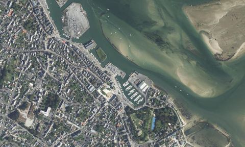 Vue aérienne — Port du Croisic