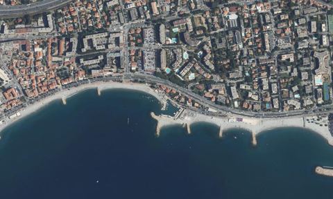 Vue aérienne — Port du Cros de Cagnes