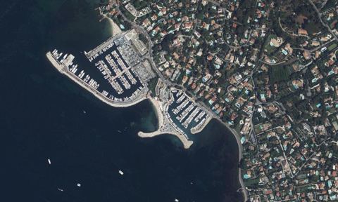 Vue aérienne — Port du Crouton