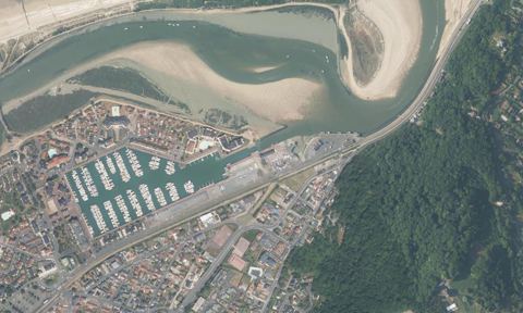 Vue aérienne — Port de Dives-Cabourg-Houlgate