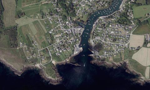 Vue aérienne — Port de Doëlan