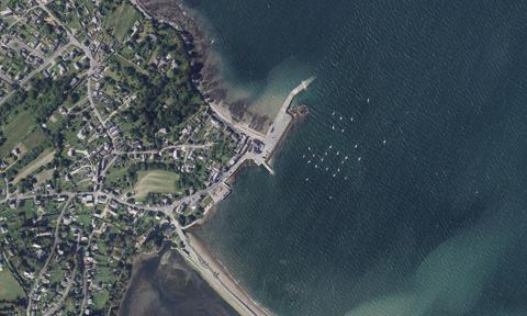Vue aérienne — Port du Fret