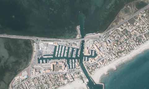 Vue aérienne — Port de Frontignan