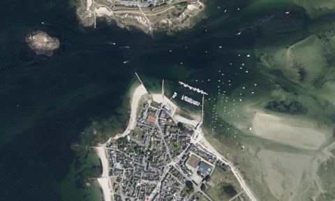 Vue aérienne — Port de Gâvres