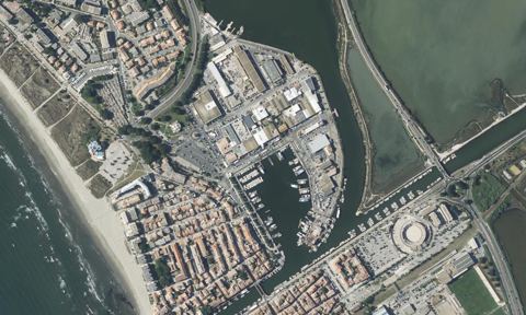 Vue aérienne — Port du Grau-du-Roi