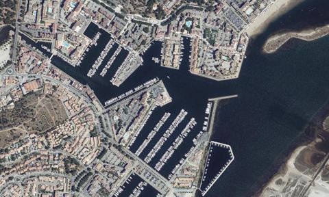 Vue aérienne — Port de Gruissan