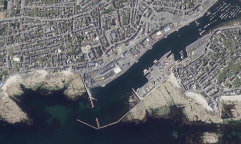 Vue aérienne — Port de Guilvinec - Léchiagat