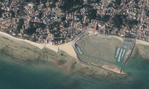 Vue aérienne — Port de Jard-sur-Mer