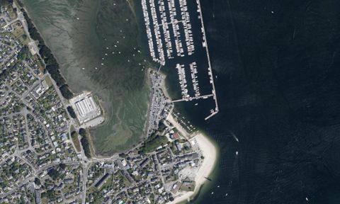 Vue aérienne — Port de Kernevel
