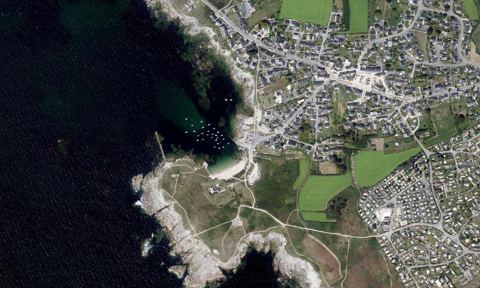 Vue aérienne — Port de Kerroc'h