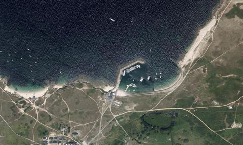Vue aérienne — Port de l'Argol