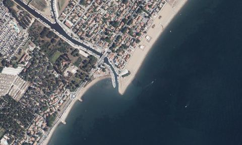 Vue aérienne — Port de l'Ayguade